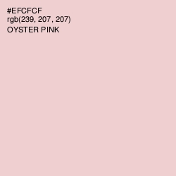 #EFCFCF - Oyster Pink Color Image